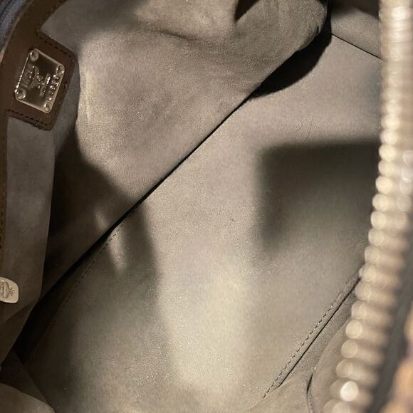 MCM Visetos Python Lion Princess Boston Top Handle Bag - Picture 8 of 13